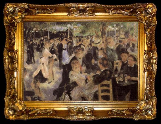 framed  Pierre-Auguste Renoir Le Moulin de la Galette, ta009-2